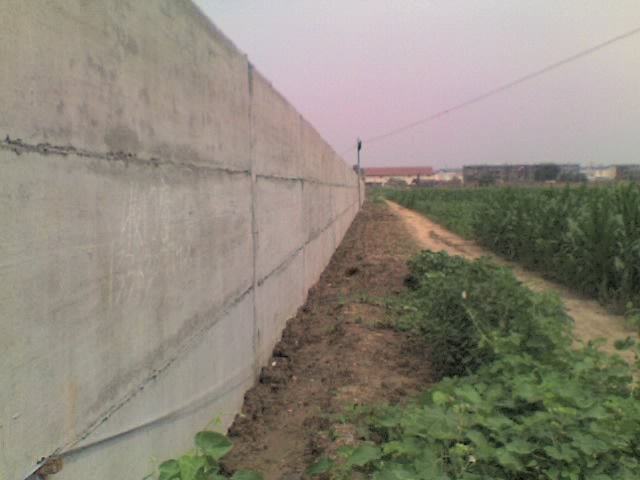 肥乡简易砖砌围墙